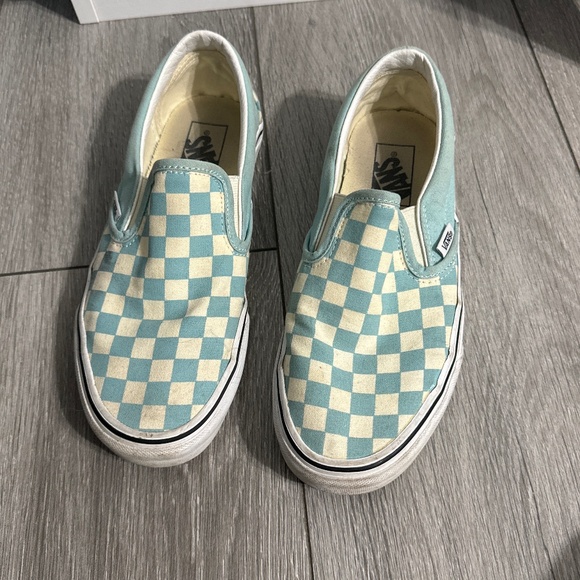 Blue checkered vans - Picture 1 of 2